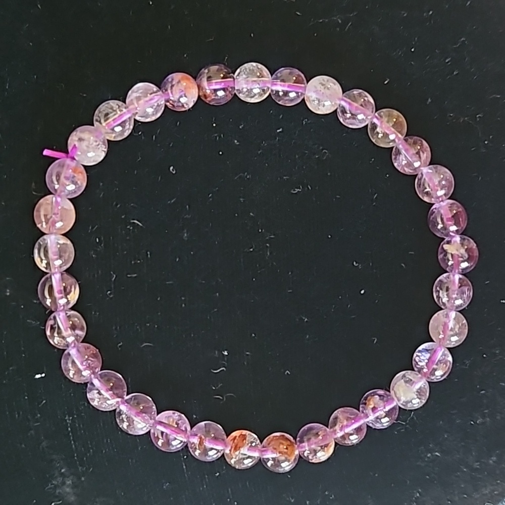 Amethyst stretch bracelet